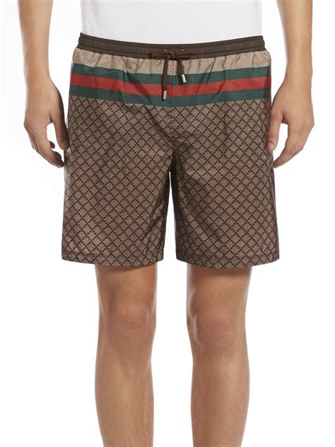 gucci men's swimwear|Gucci swim shorts for men.